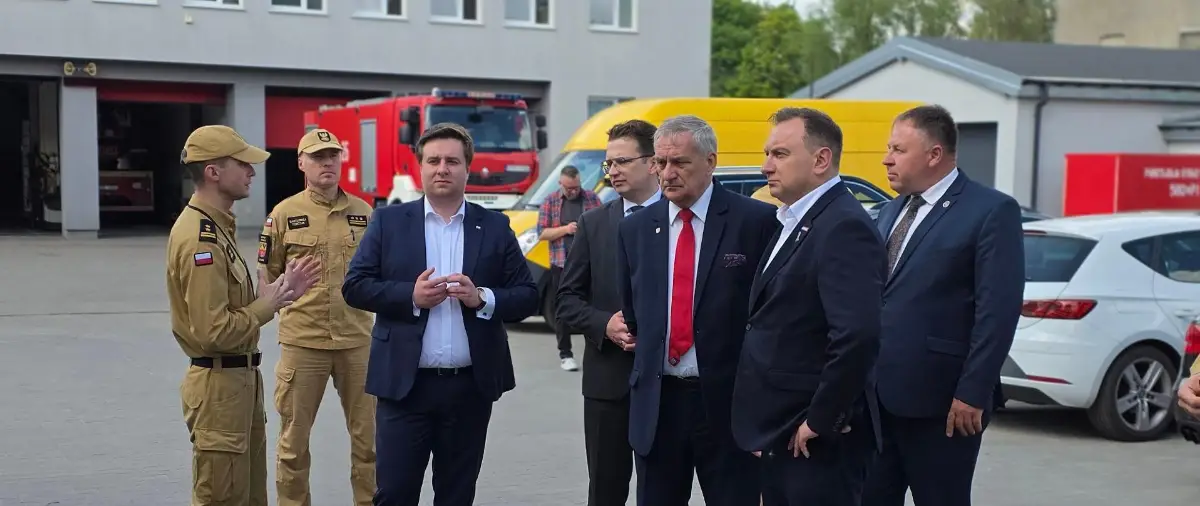 Spotkanie Wiceministra SWIA z służbami i samorządowcami w powiecie zgierskim