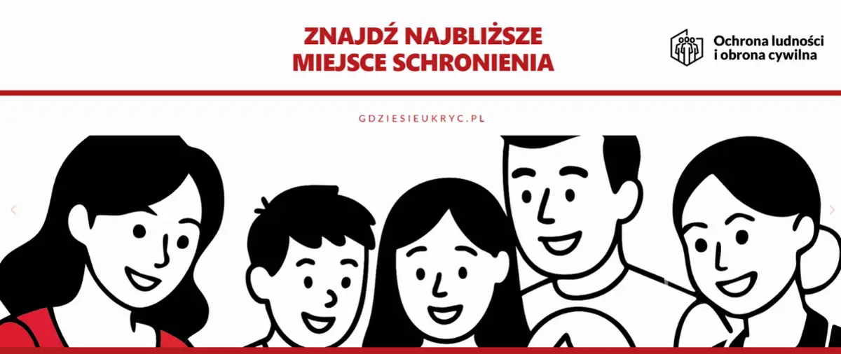 Aplikacja "Gdzie się ukryć" zwiększa bezpieczeństwo obywateli